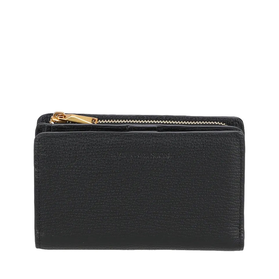 arthur-et-aston-nora-portefeuille-cuir-grain-noir image 1