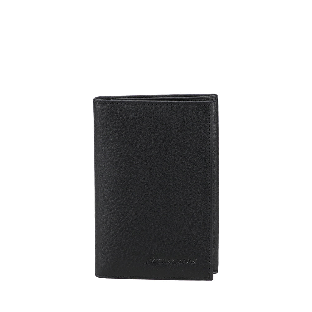 arthur-et-aston-ange-porte-papiers-cuir-noir-rfid-compact image 1