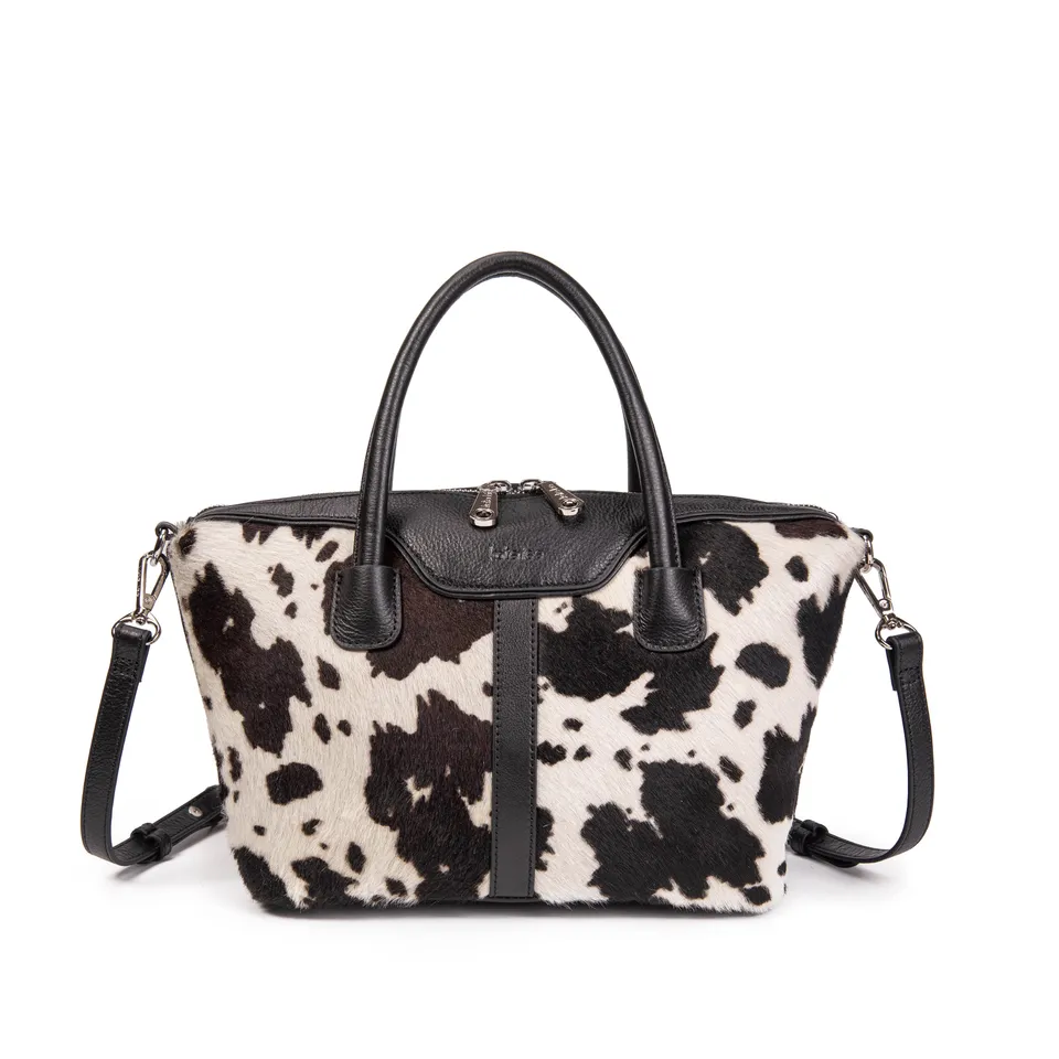 kate-lee-julyet-sac-main-cuir-impression-vache image 1