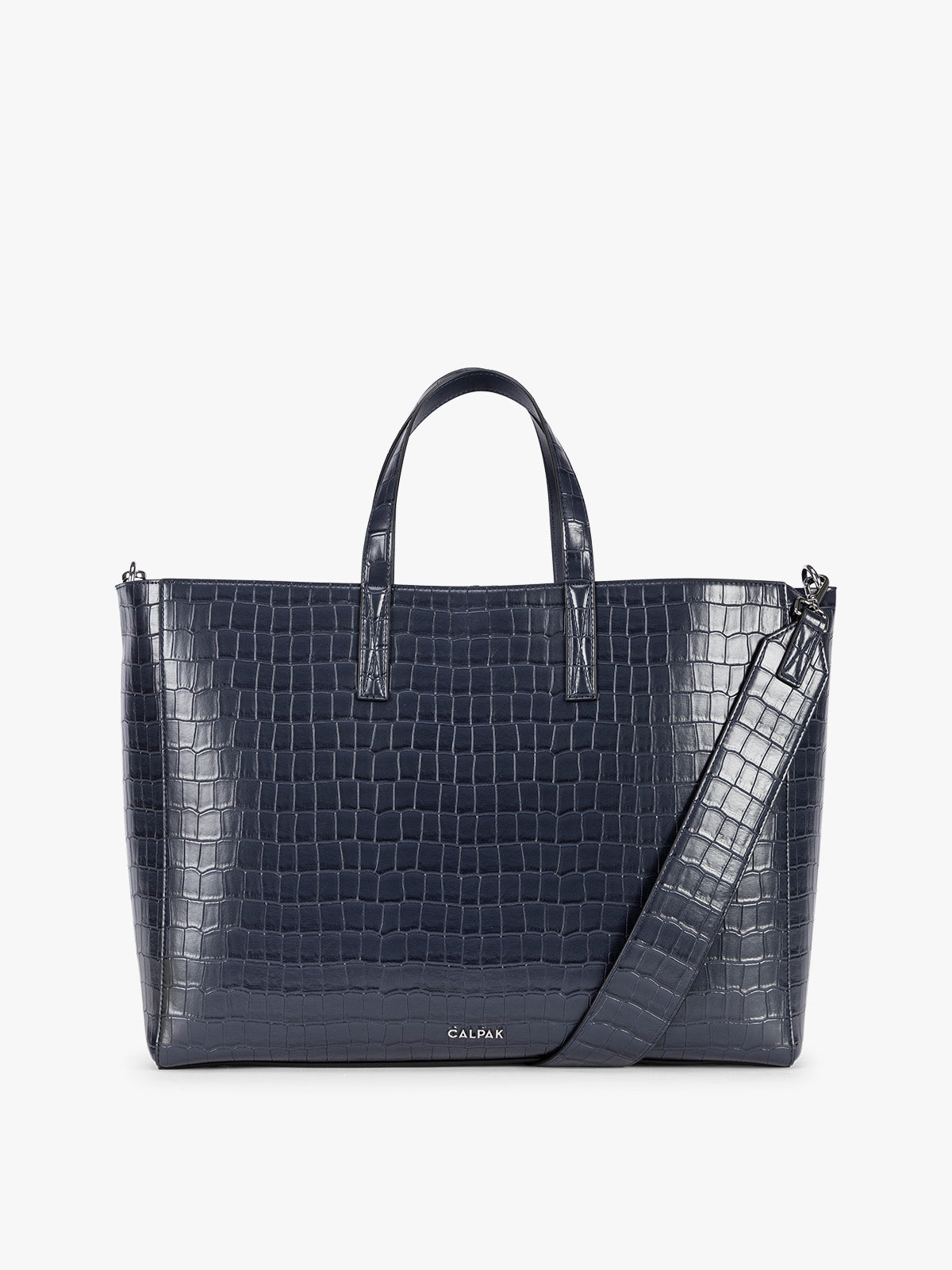 calpak-haven-16-tote-sac-ordinateur-dark-cherry-croc-croco image 6
