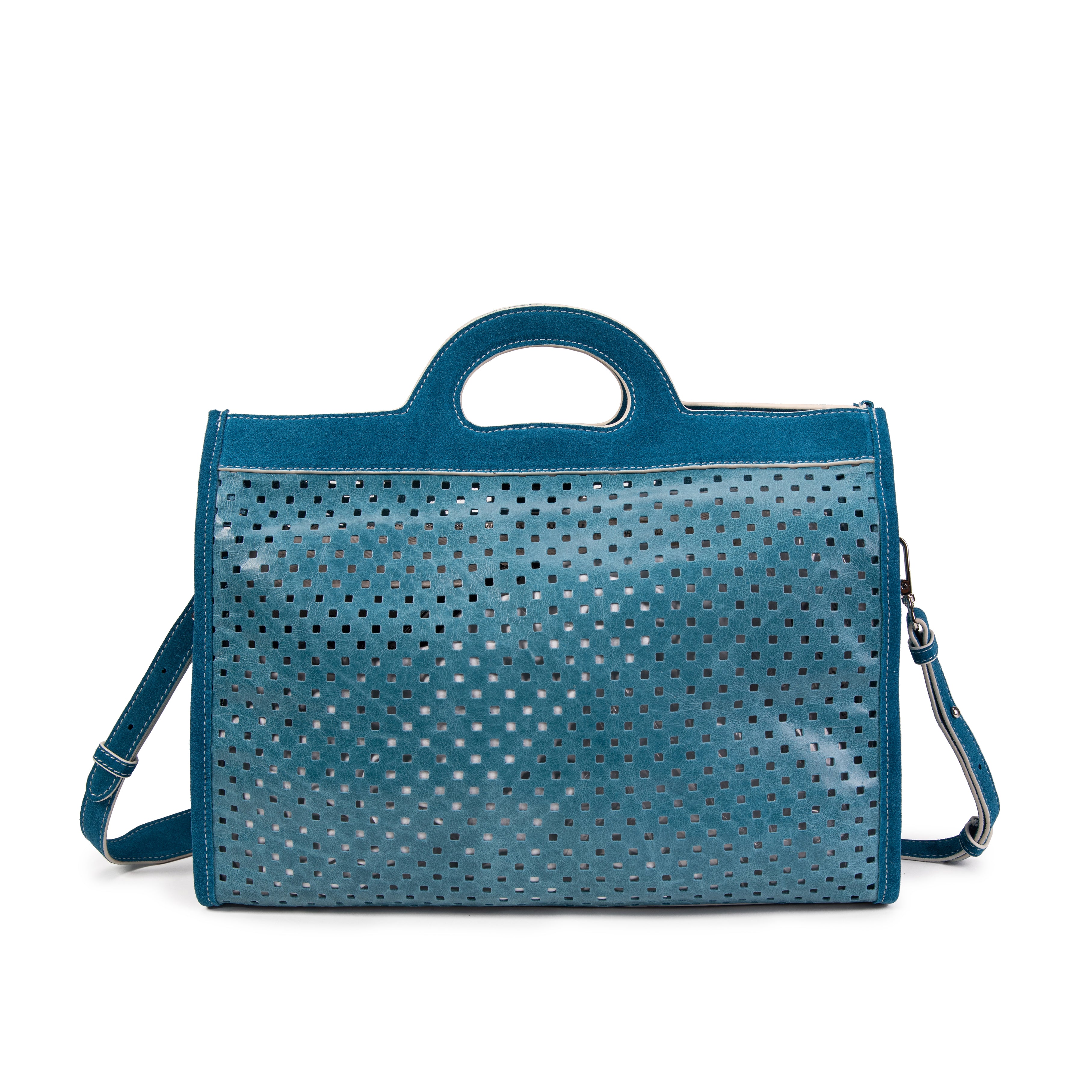 kate-lee-gae-sac-cabas-cuir-bleu-perfor-36-cm image 4