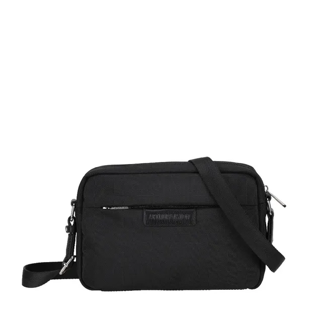 arthur-et-aston-teddy-besace-toile-noir-bandouli-re image 1