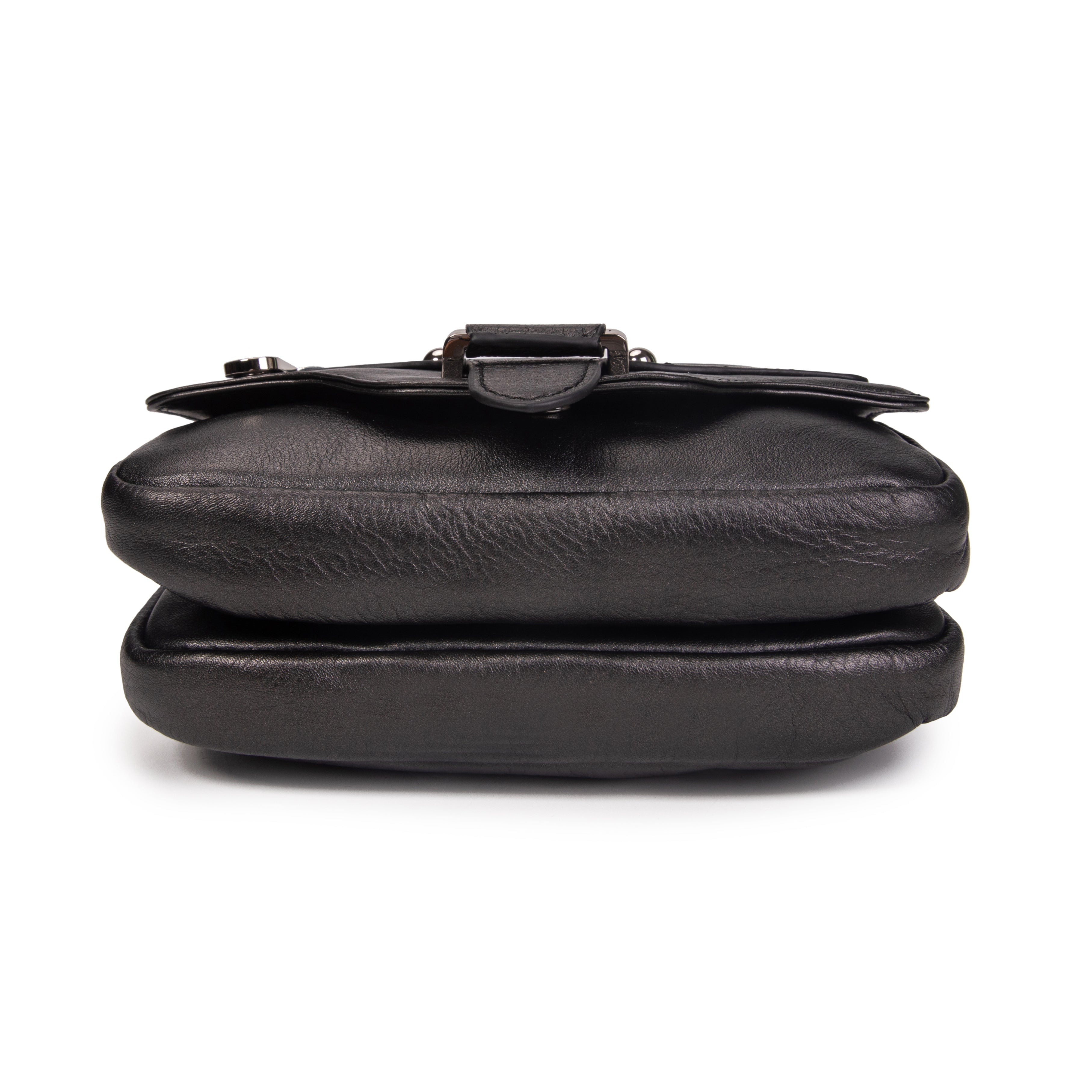 kate-lee-hena-sac-bandouli-re-cuir-noir-nacr image 5