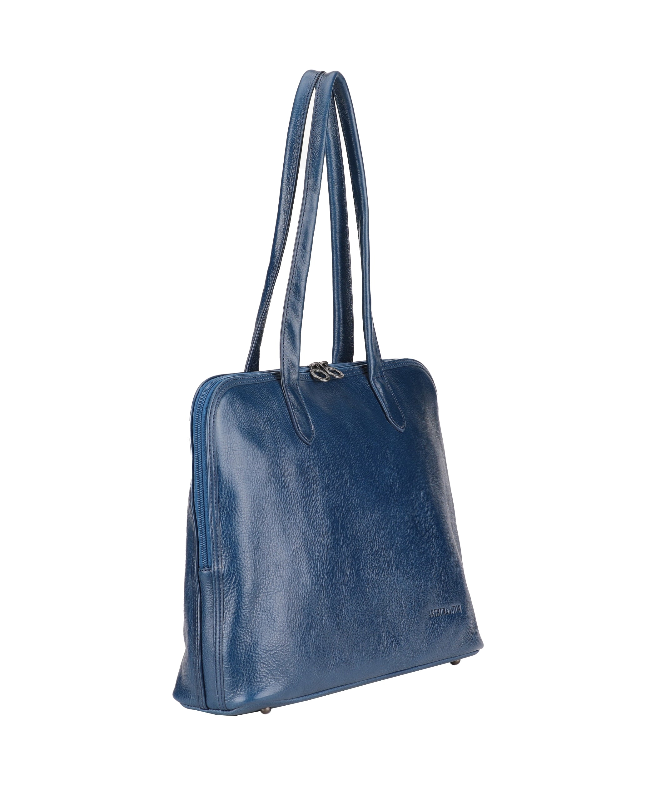 arthur-et-aston-edith-sac-shopping-cuir-noir image 6