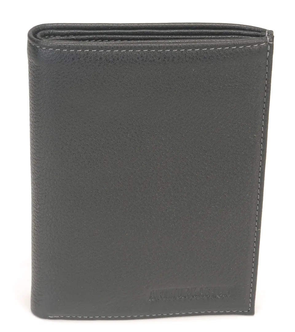 arthur-et-aston-dorian-portefeuille-cuir-noir-homme image 1