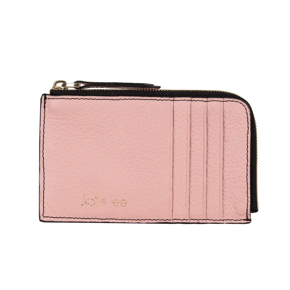 kate-lee-alo-sa-g-portefeuille-cuir-rose-grain image 1