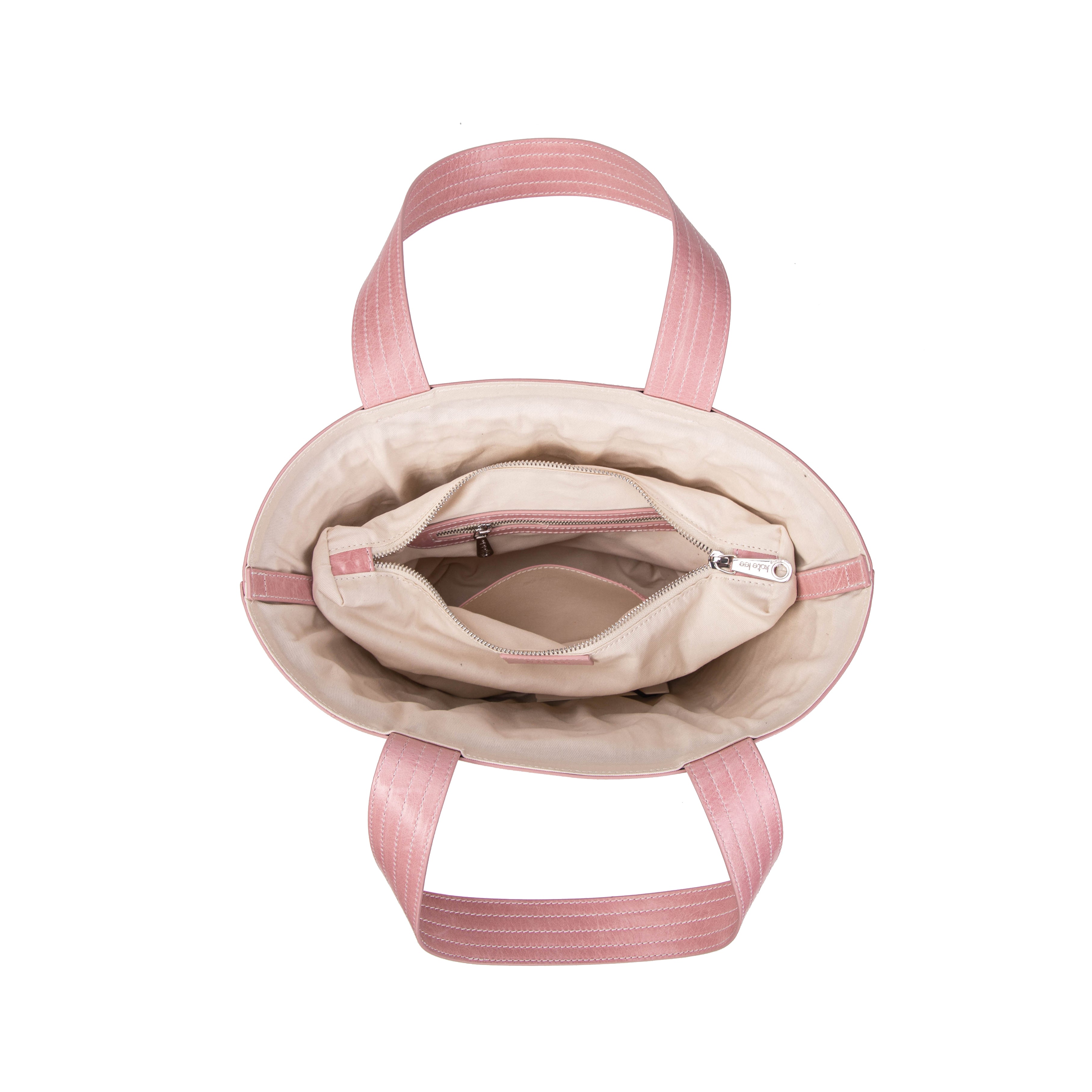 kate-lee-madeleine-m-panier-paille-vachette-rose-38-cm image 3