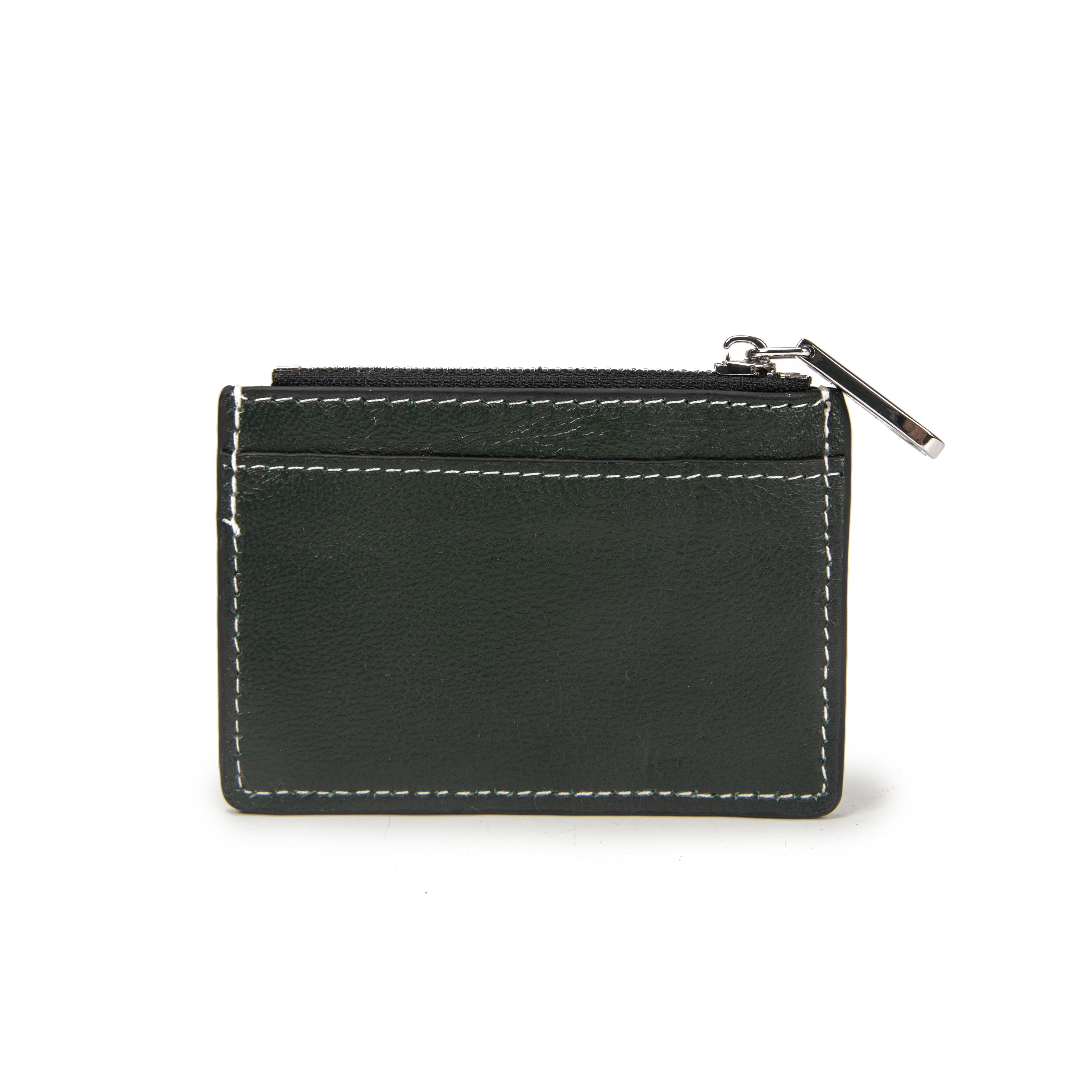 kate-lee-anyssa-porte-monnaie-cuir-vert-vachette image 2