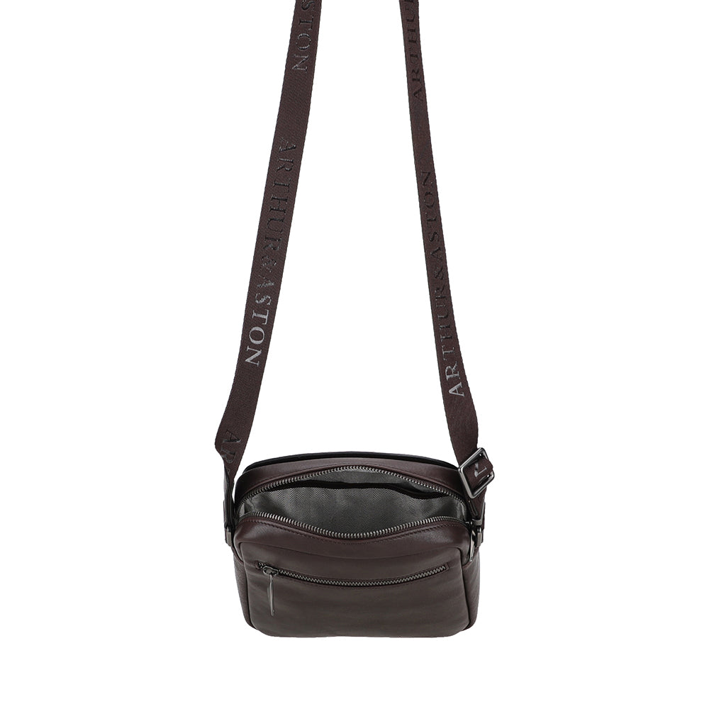 arthur-et-aston-danny-grand-sac-travers-cuir-noir-pleine-fleur image 8