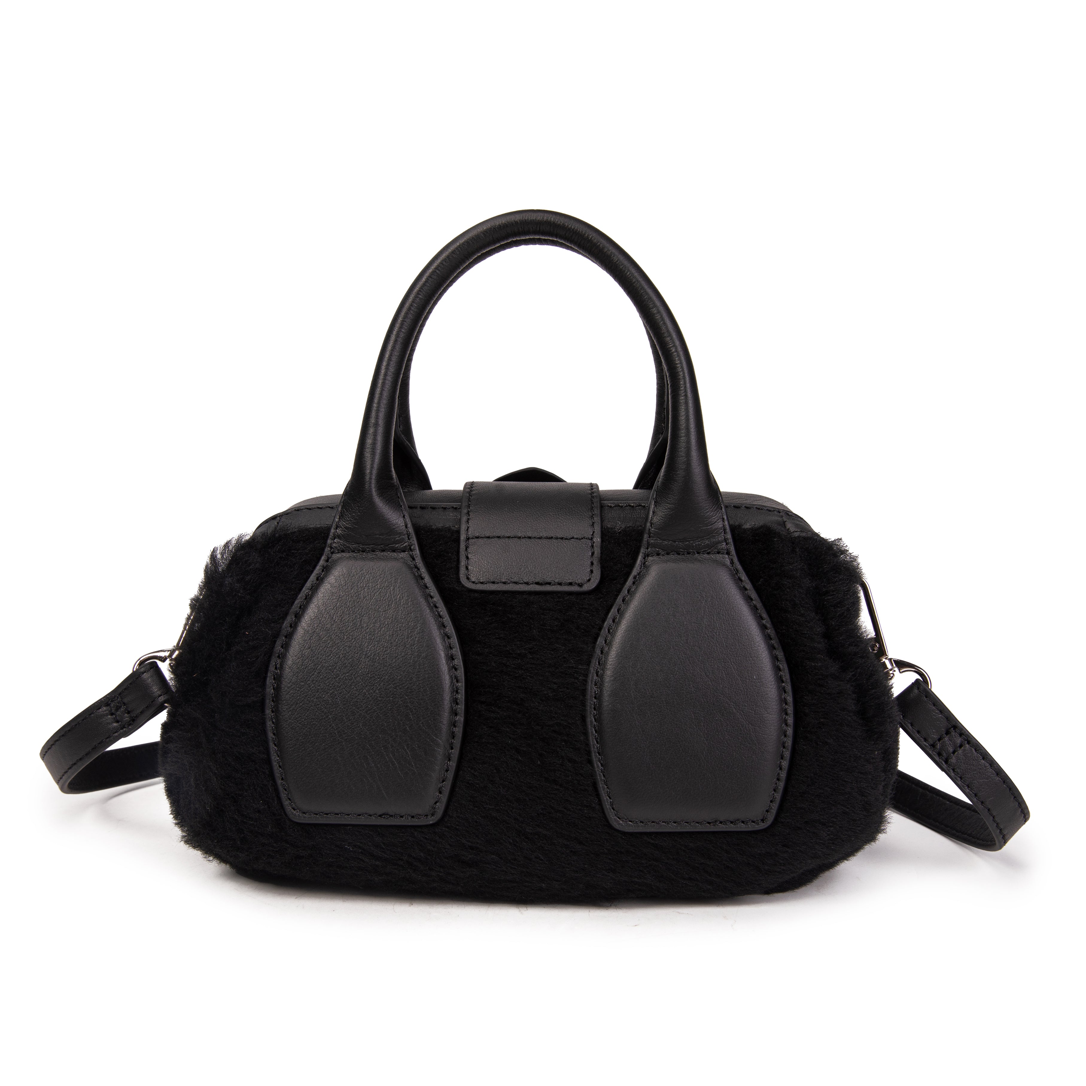 kate-lee-pikasso-sac-shearling-cuir-noir image 4
