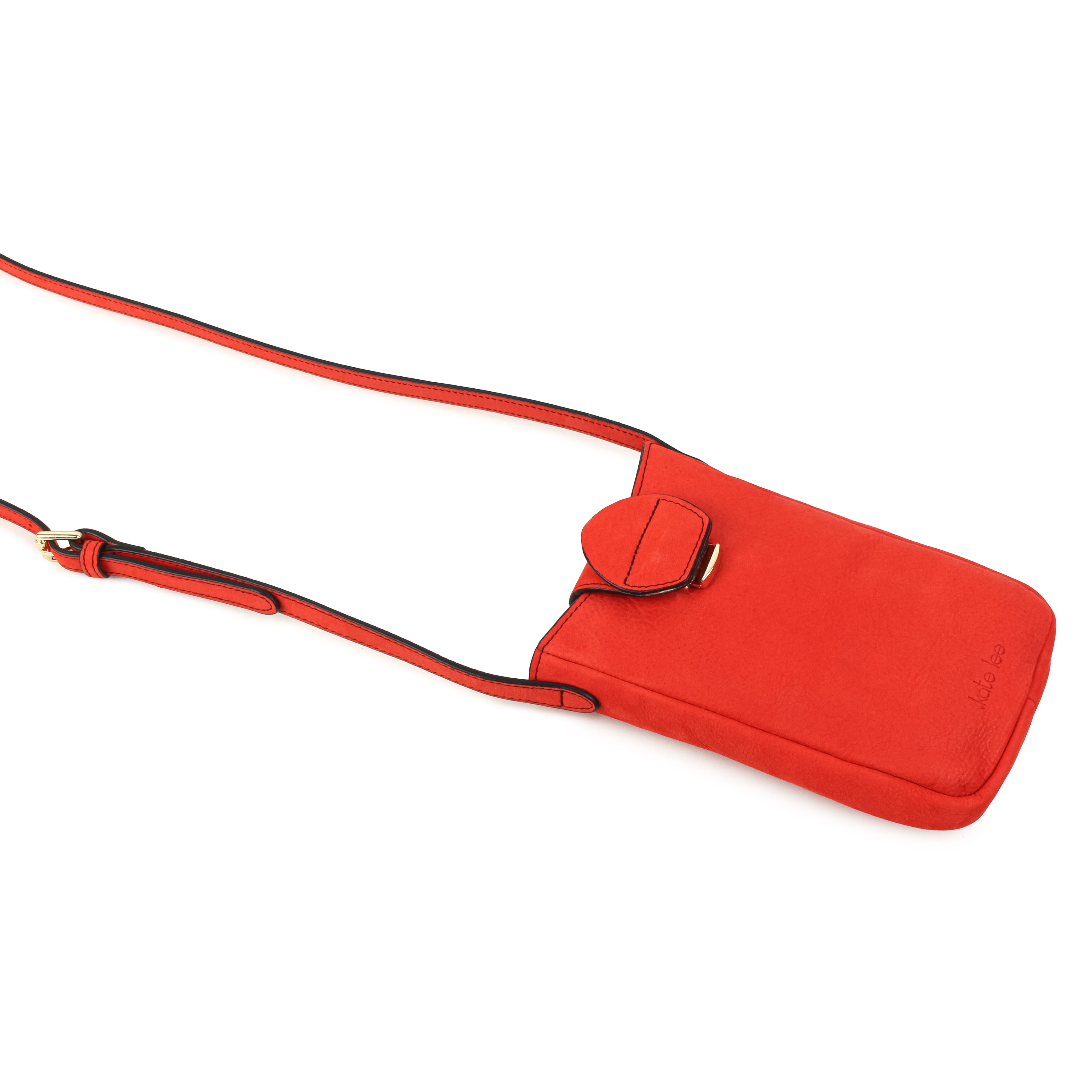kate-lee-fiolaine-pochette-t-l-phone-orange-velours image 2
