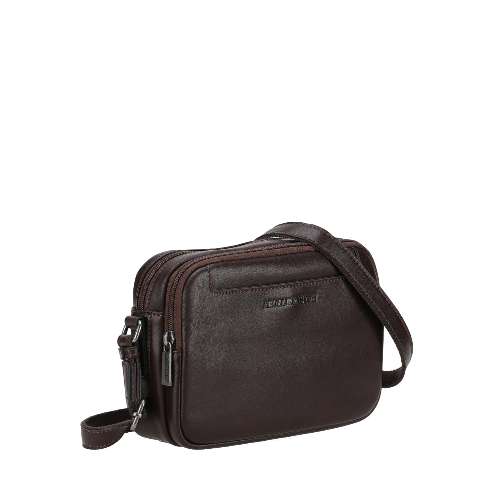 arthur-et-aston-l-on-besace-cuir-cognac-homme image 7