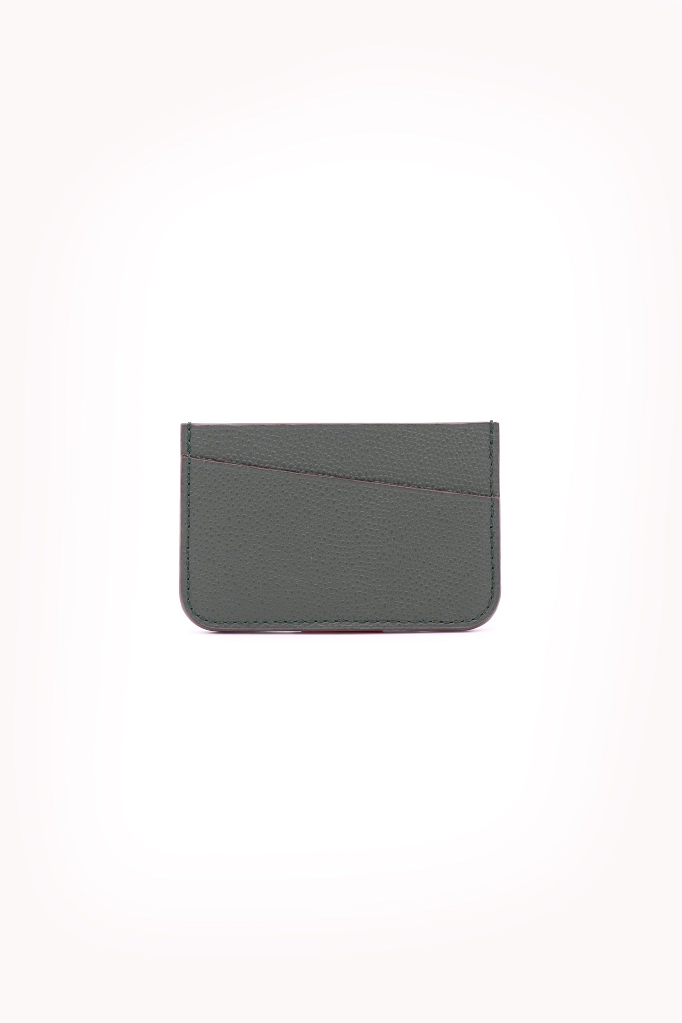 atelier-penso-porte-cartes-vert-cuir-4-cartes-billets image 2