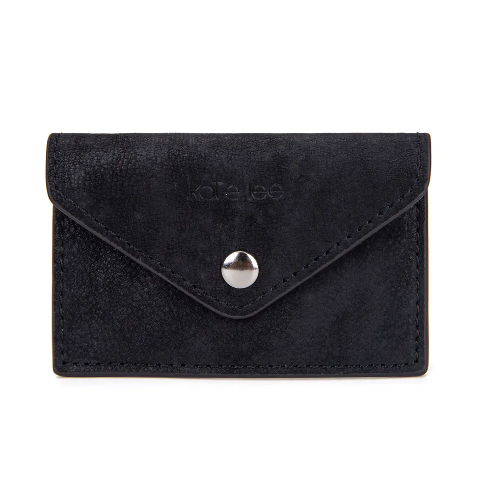 kate-lee-miley-porte-cartes-cuir-noir-vachette-lisse image 1