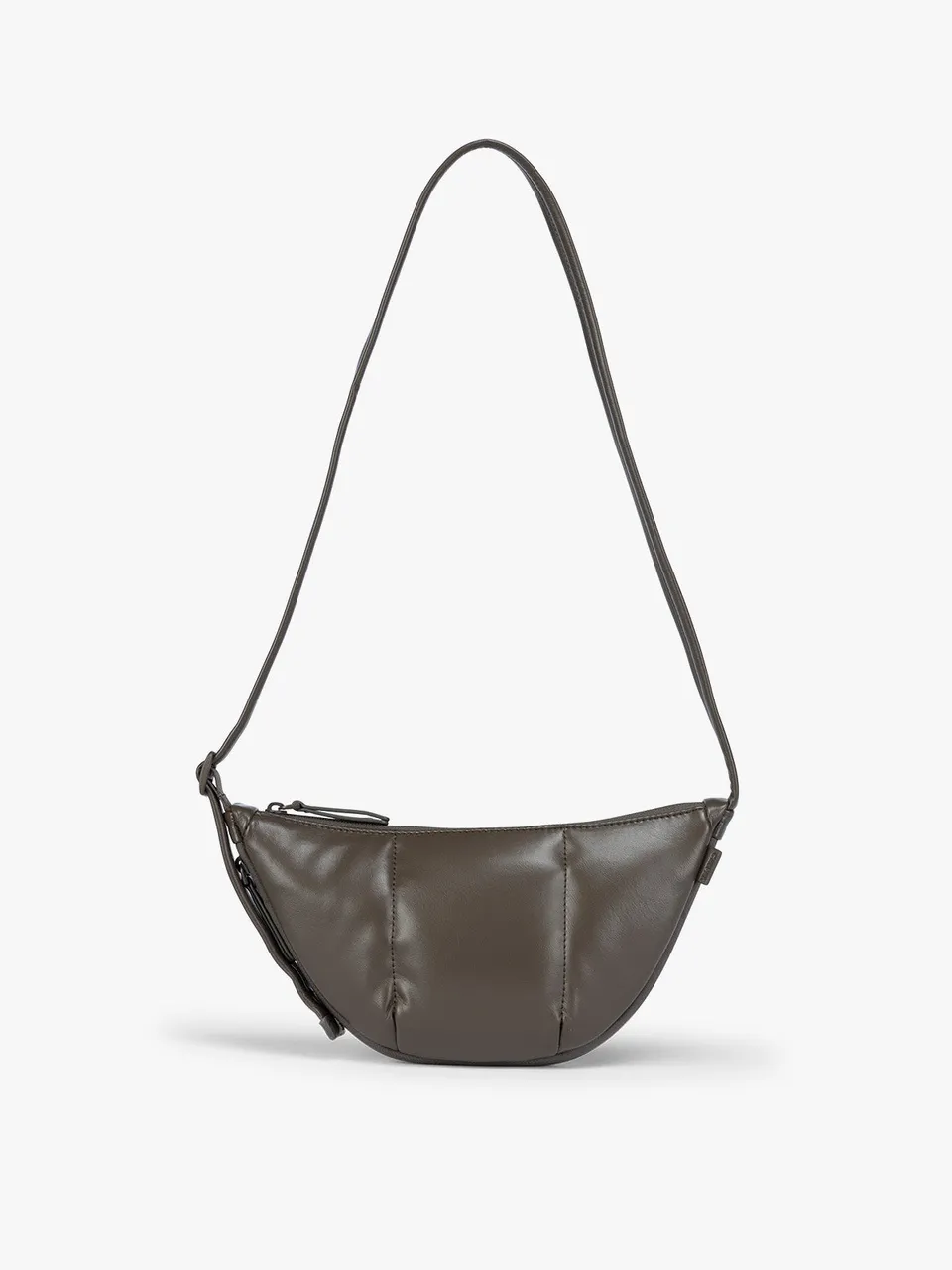 calpak-luka-sac-croissant-cuir-vegan-dark-cherry image 1