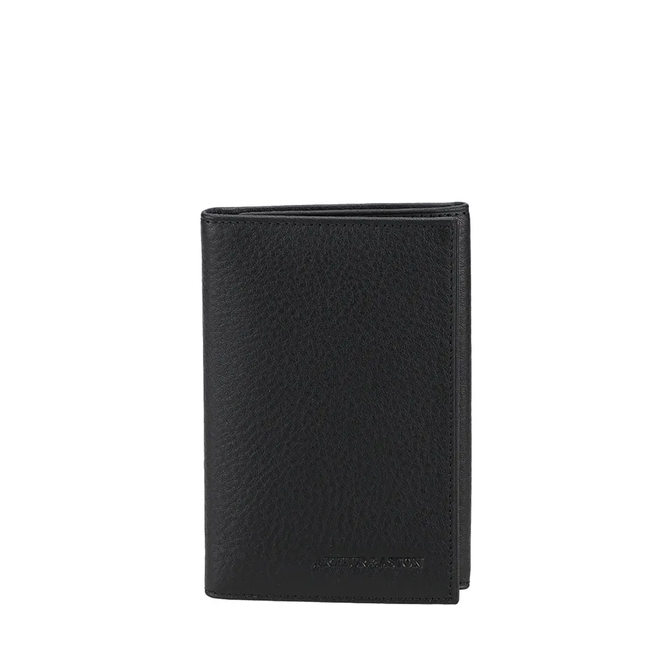arthur-et-aston-ange-porte-papiers-cuir-noir-rfid-compact image 1