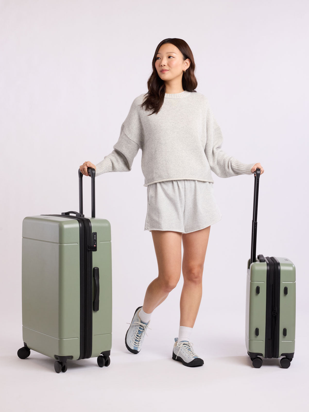 calpak-hue-starter-bundle-8-pi-ces-valise-chocolat-extensible image 2