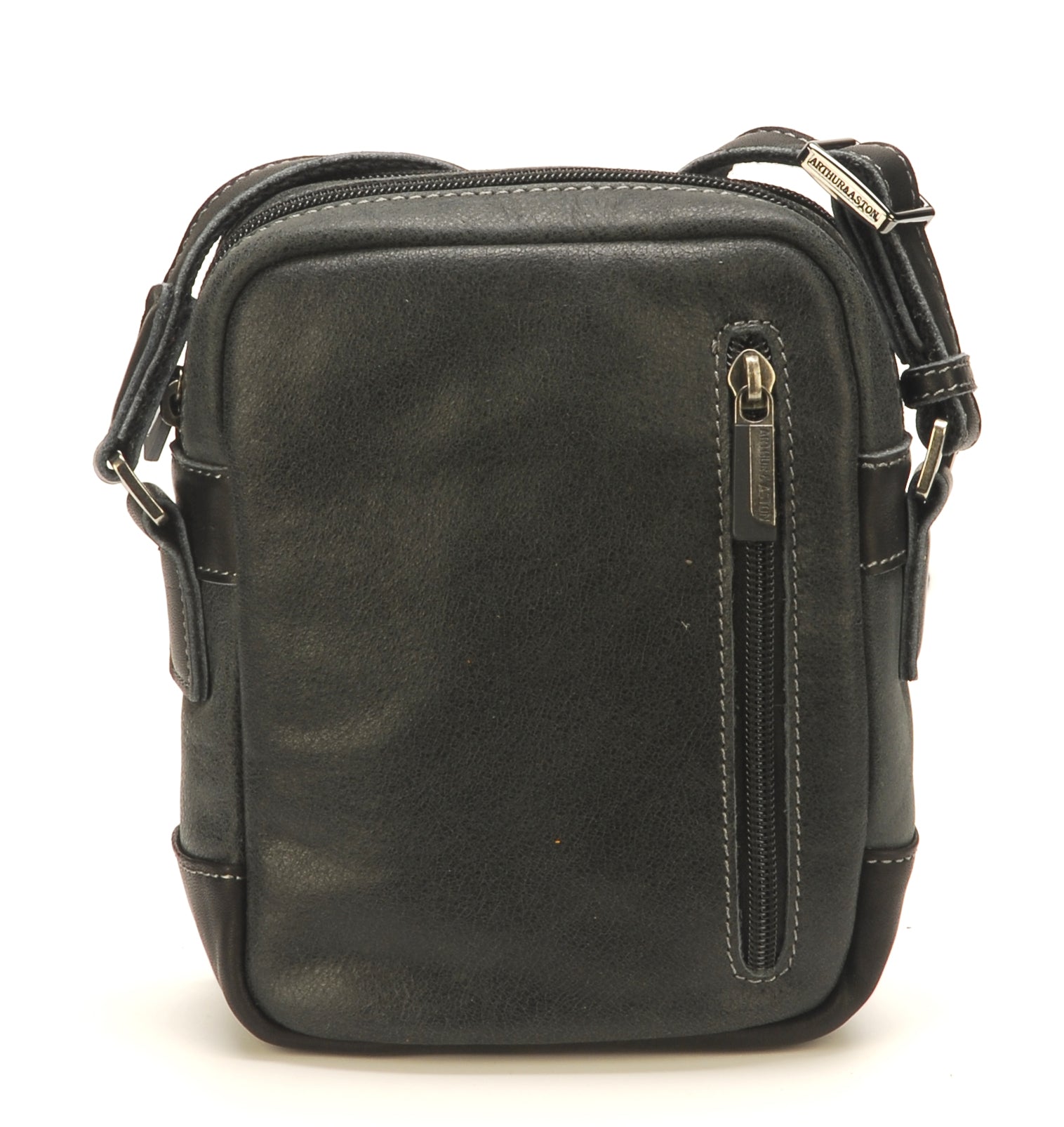 arthur-et-aston-marco-sac-travers-cuir-noir-vachette image 7