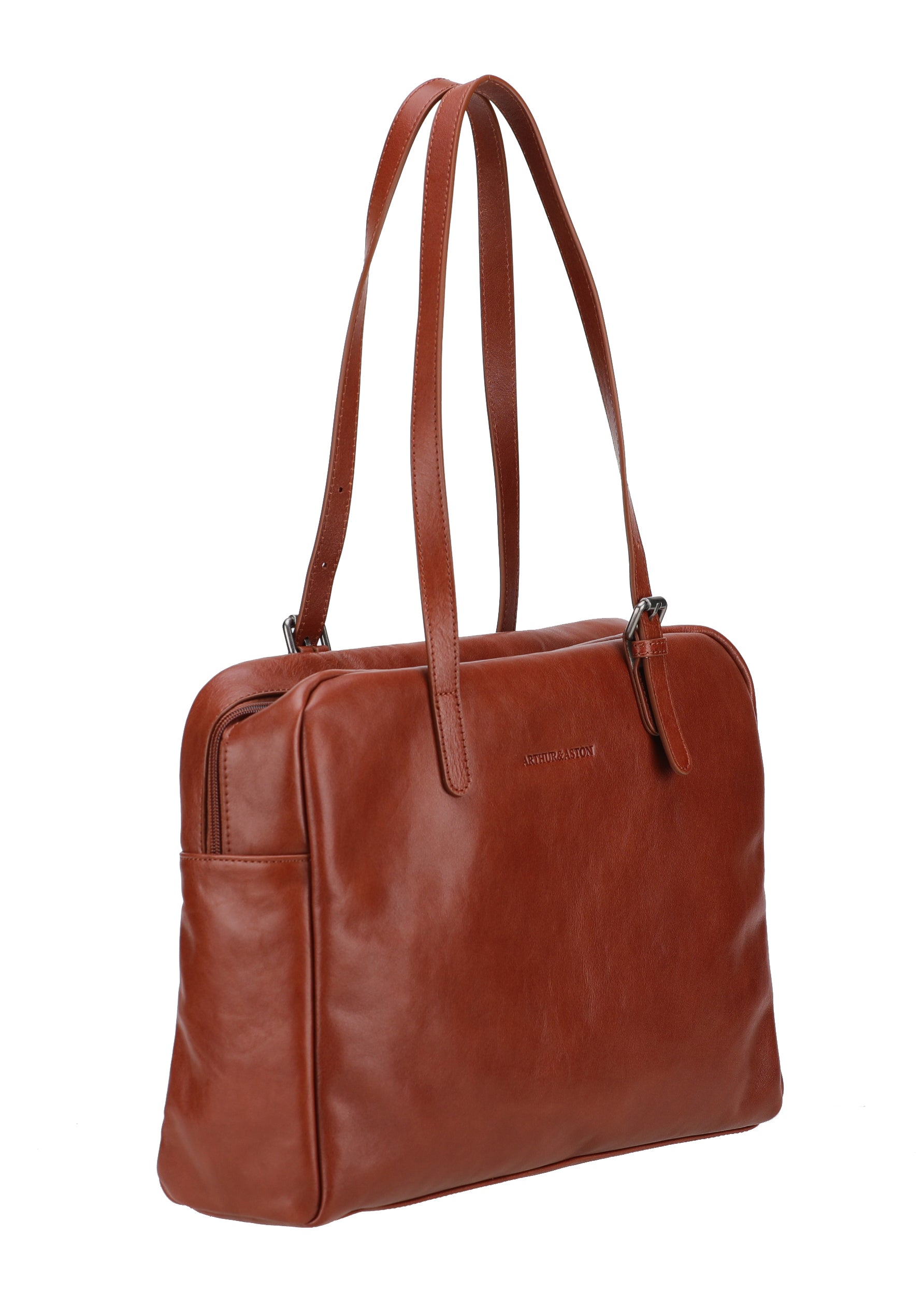 arthur-et-aston-edith-sac-paule-cuir-marron image 2
