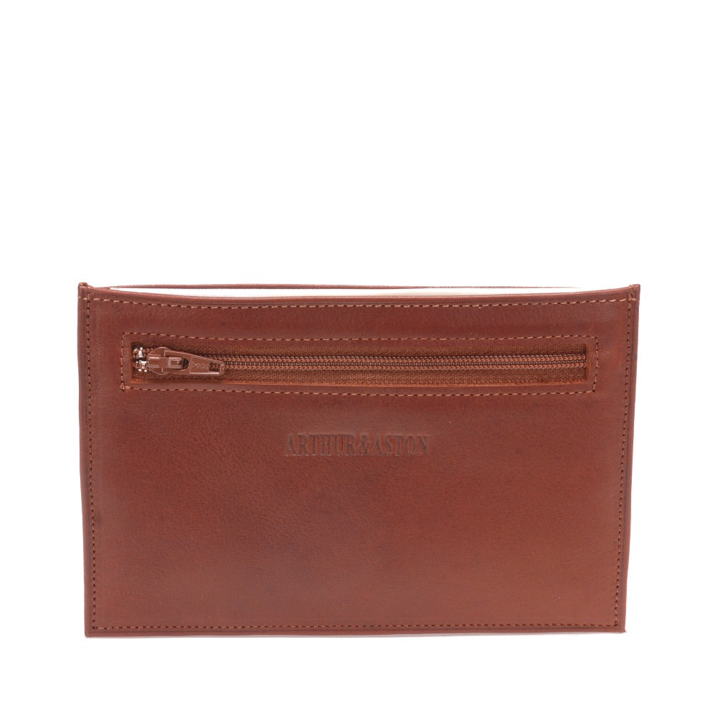arthur-et-aston-pablo-porte-papiers-cuir-plong-cognac image 5