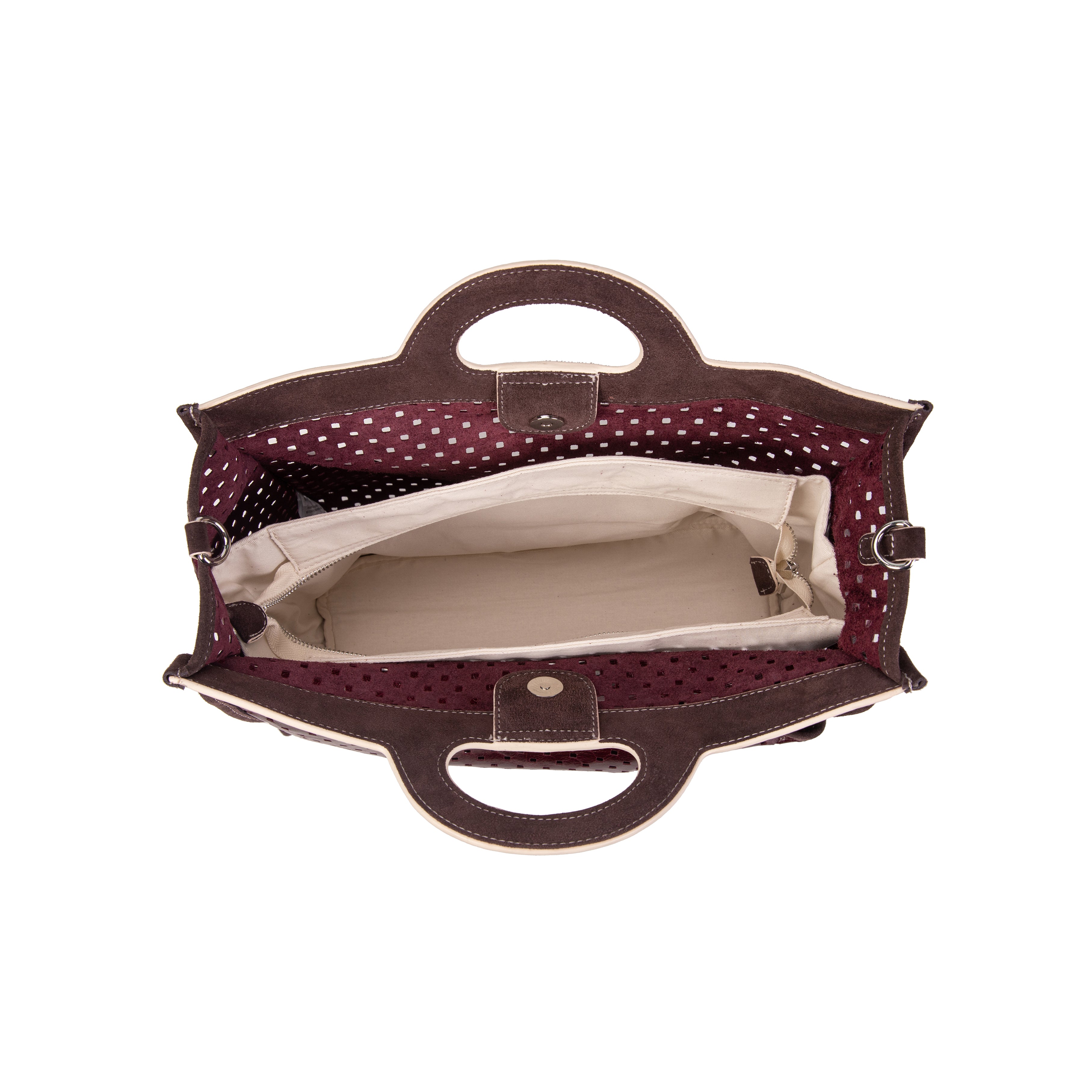 kate-lee-gae-sac-cabas-cuir-bordeaux-perfor image 3