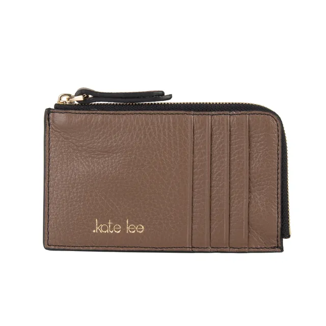 kate-lee-alo-sa-g-portefeuille-moka-cuir-grain image 1