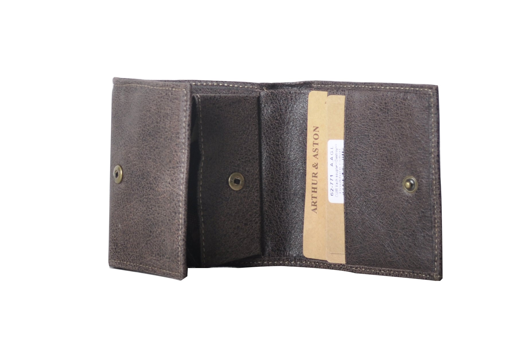 arthur-et-aston-cristiano-porte-monnaie-cartes-cuir-destroy-marron image 6