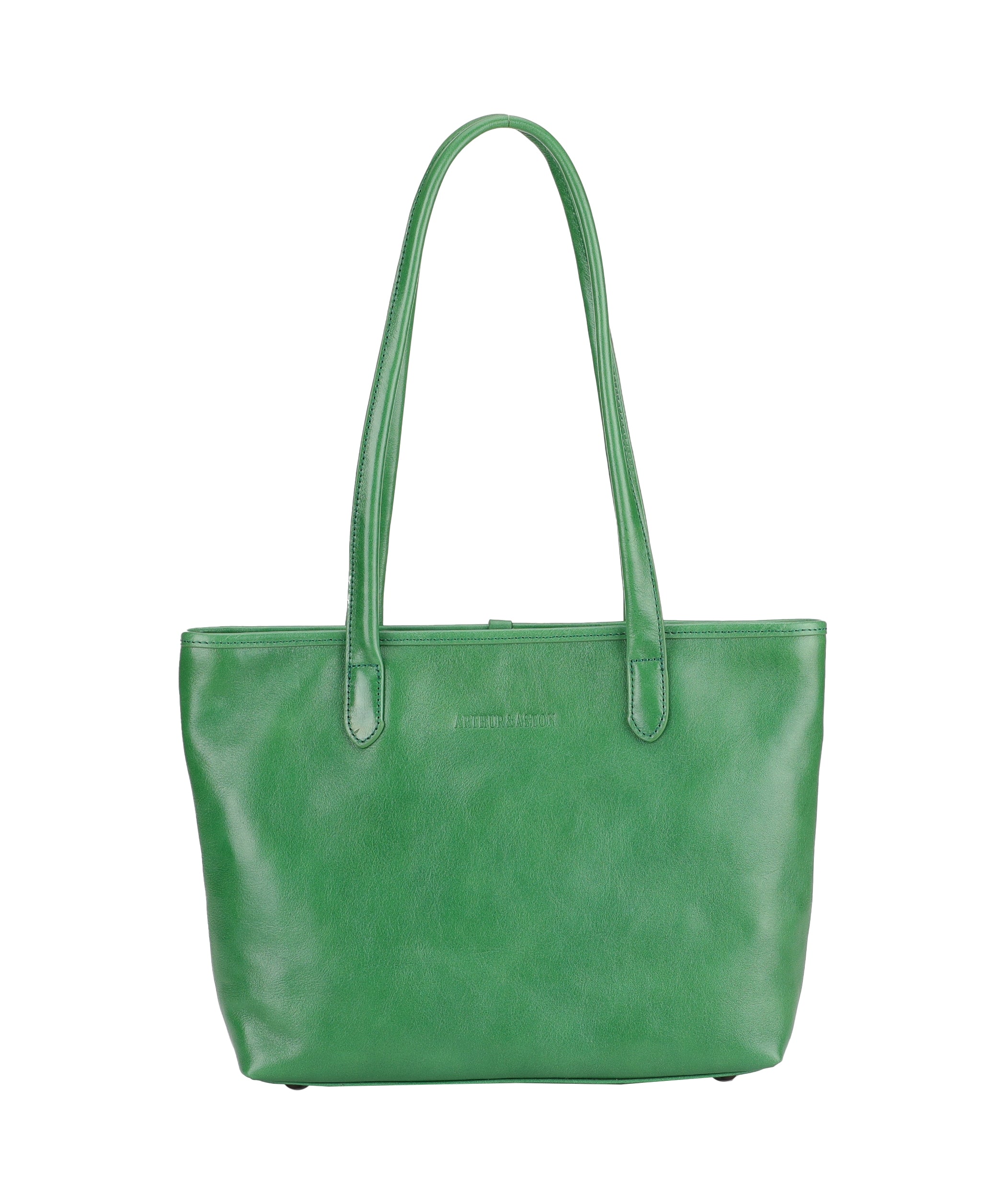 arthur-et-aston-edith-sac-shopping-cuir-femme-taupe image 5