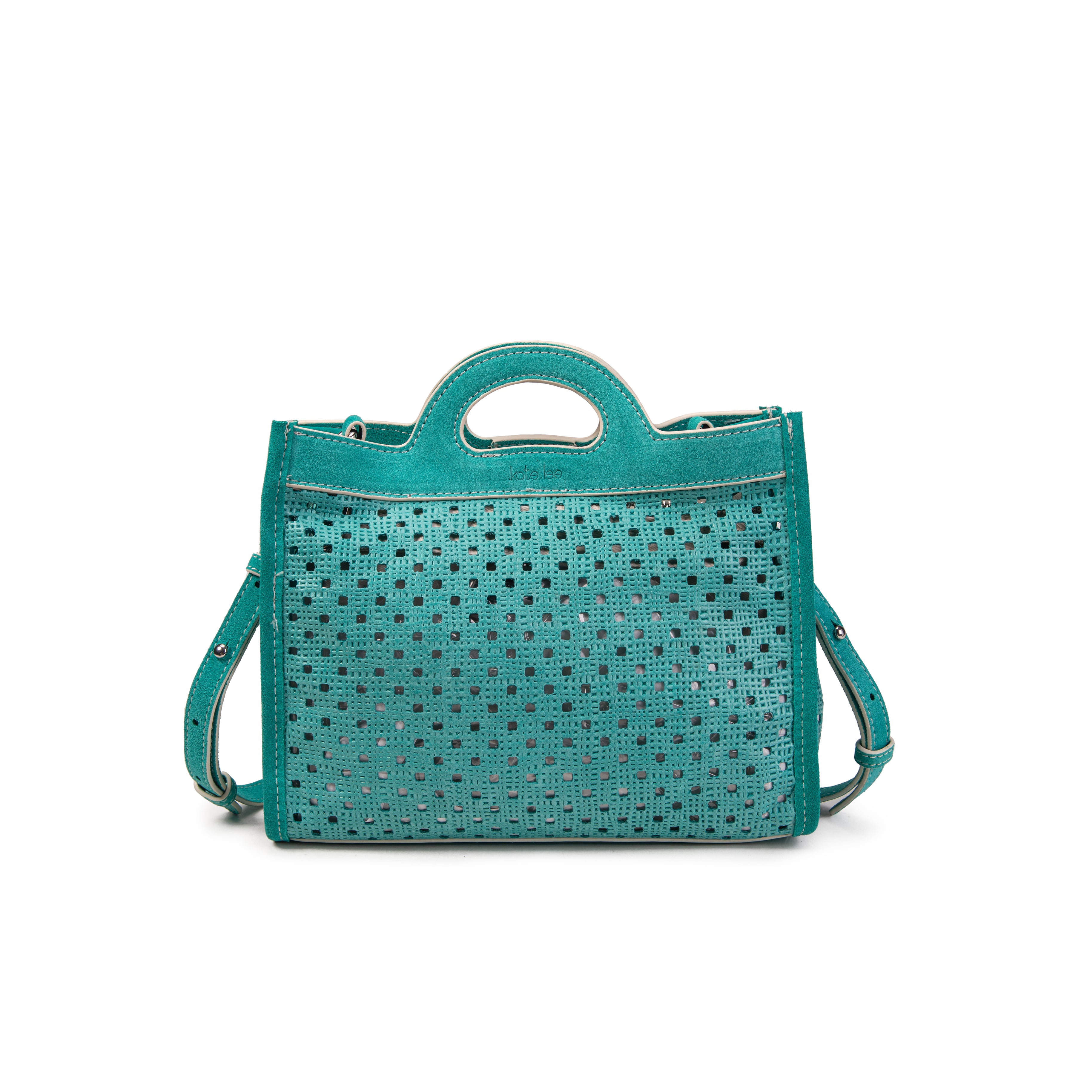 kate-lee-m-gae-sac-cabas-turquoise-vachette-perfor-e image 1