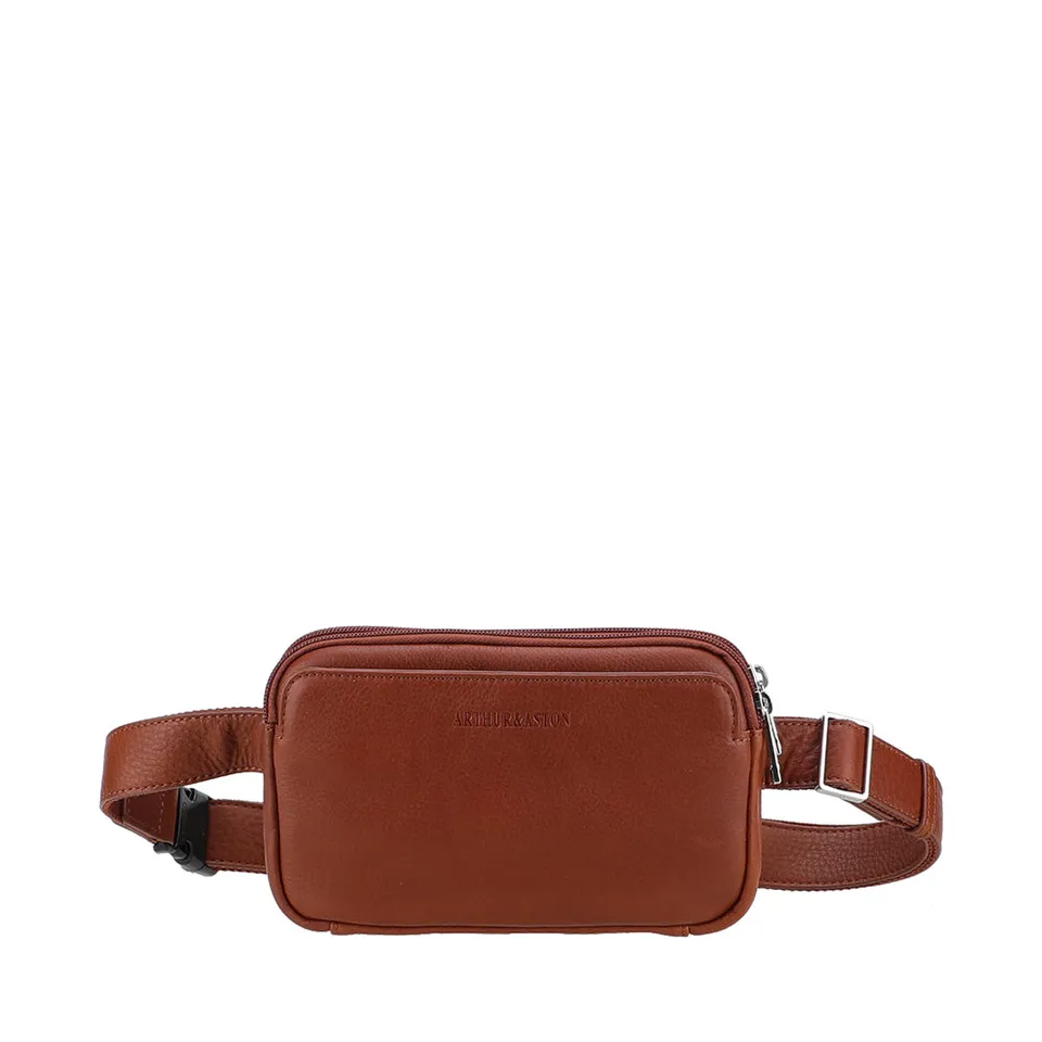 arthur-et-aston-ange-sac-banane-cuir-cognac image 1