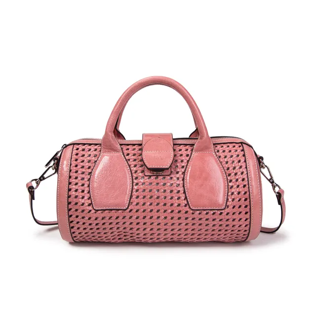 kate-lee-frola-sac-bowling-tress-rose-cuir image 1