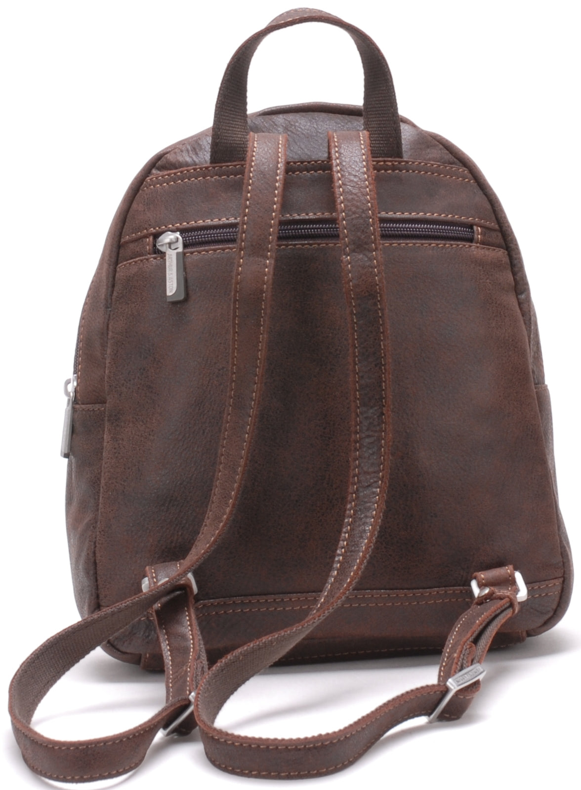 arthur-et-aston-cristiano-petit-sac-dos-cuir-marron image 3