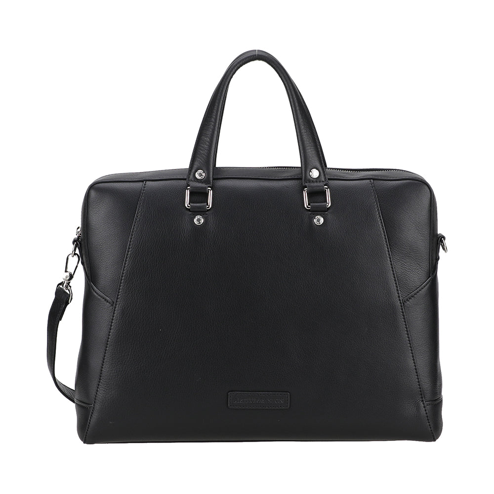 arthur-et-aston-jos-porte-documents-cuir-noir-ordinateur image 1