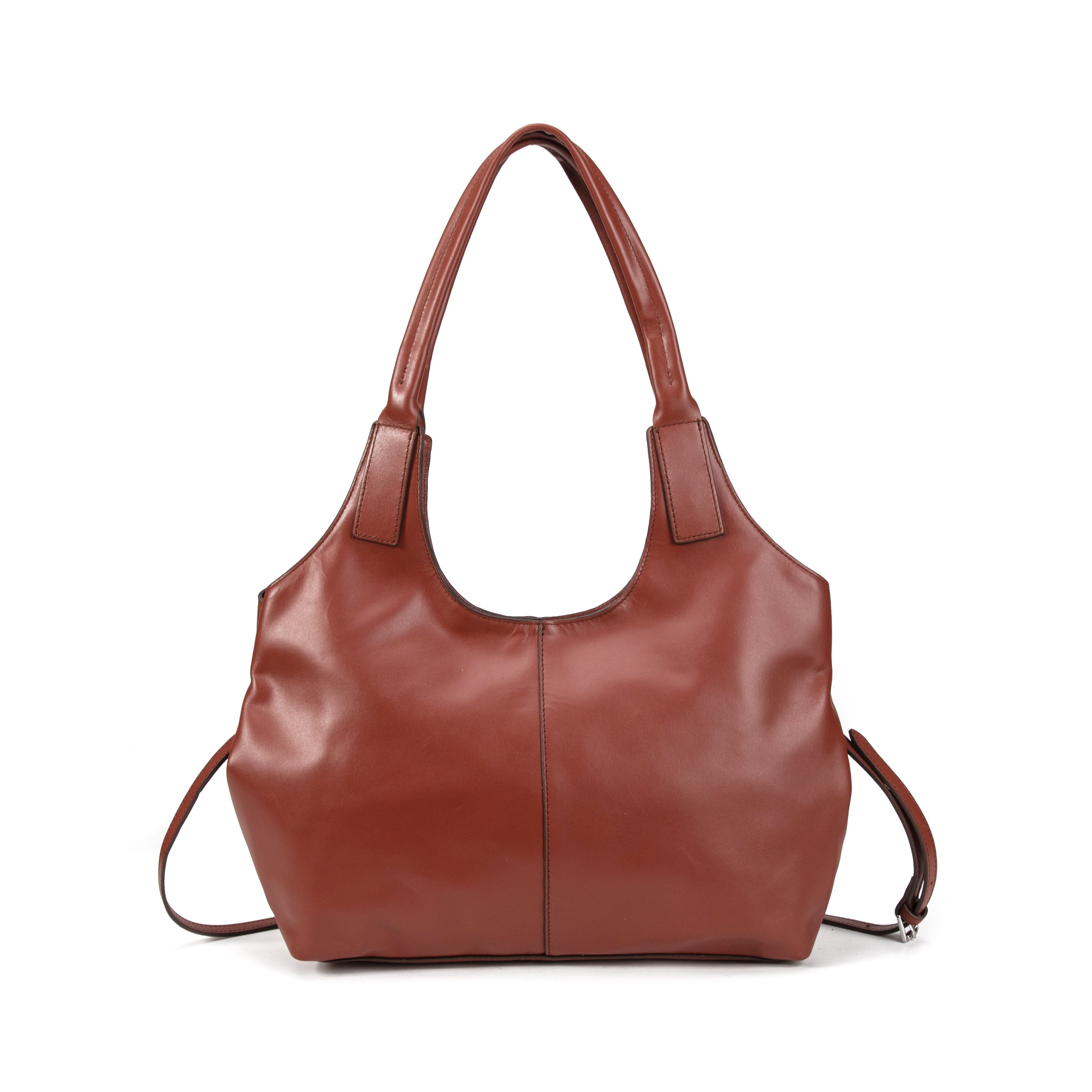 kate-lee-meline-sac-cuir-vachette-rouge-fonc-44-cm image 3