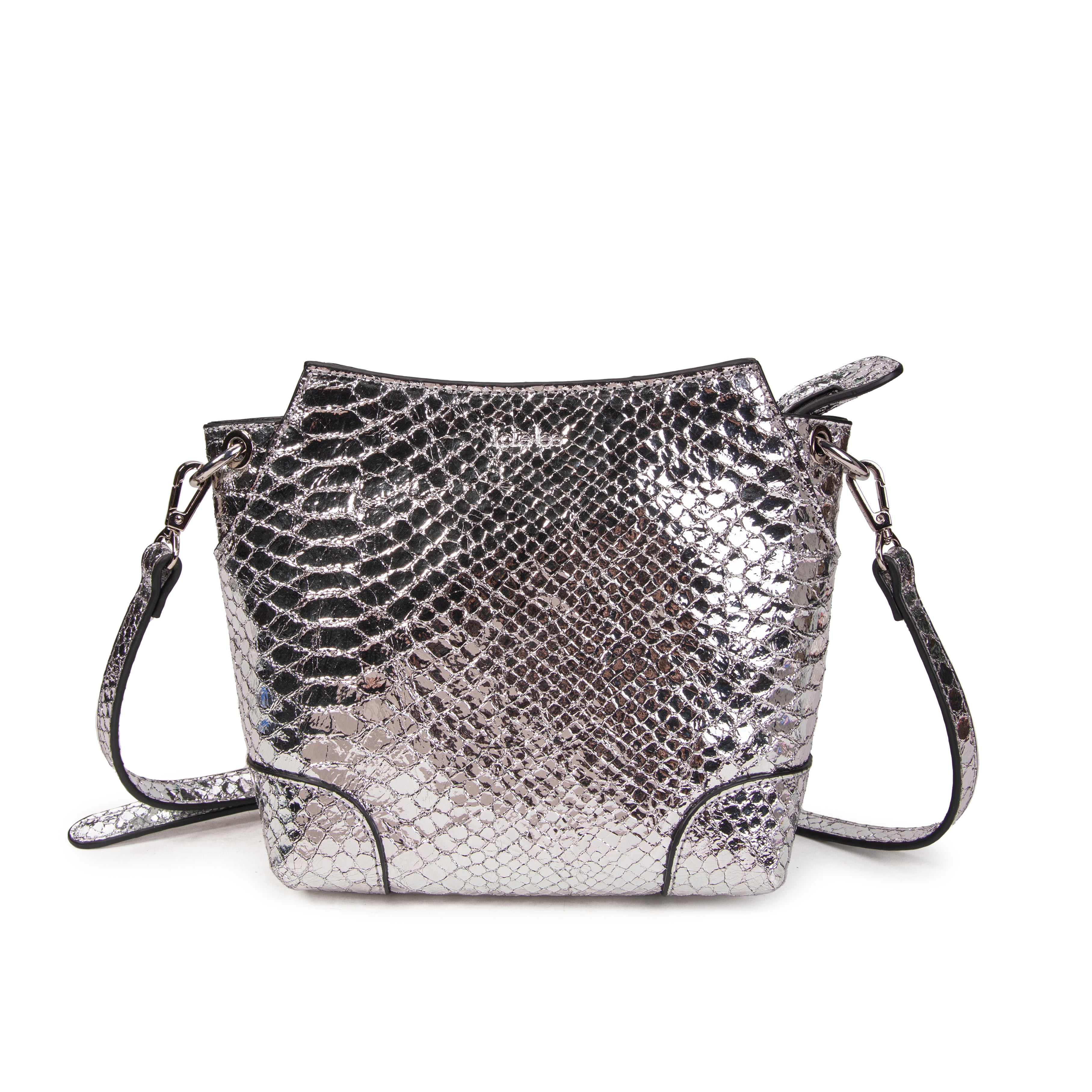 kate-lee-bonbon-sac-bandouli-re-argent-vachette-serpent image 1