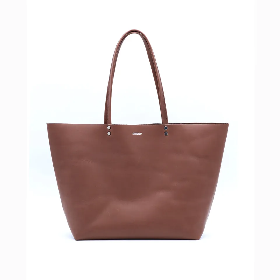atelier-penso-cici-sac-cabas-cuir-chocolat-ordinateur image 1