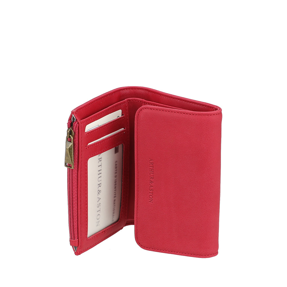 arthur-et-aston-ma-petit-portefeuille-cuir-fushia-rfid image 2