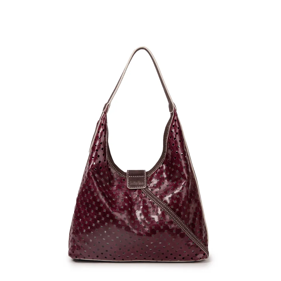 kate-lee-m-lune-sac-cabas-cuir-bordeaux-perfor image 1