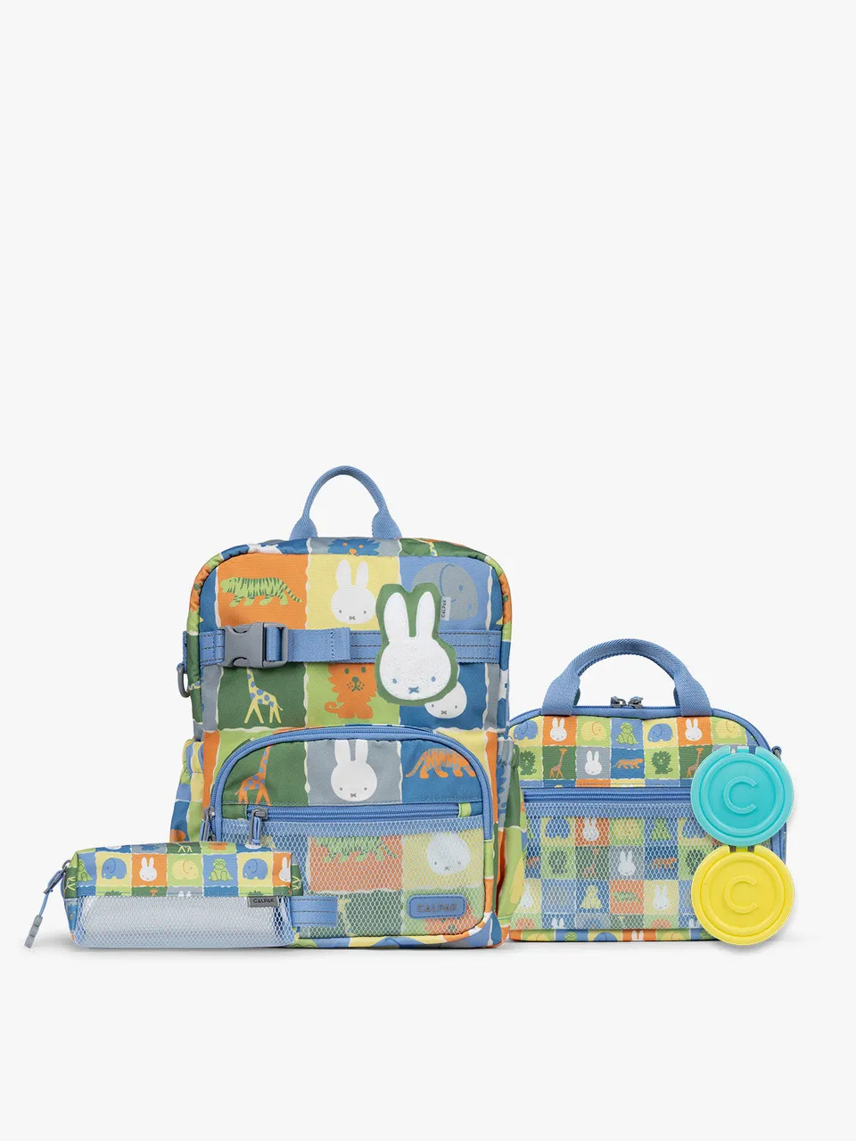 calpak-kids-miffy-kit-scolaire-sac-rose-zoo-3-5-ans image 1