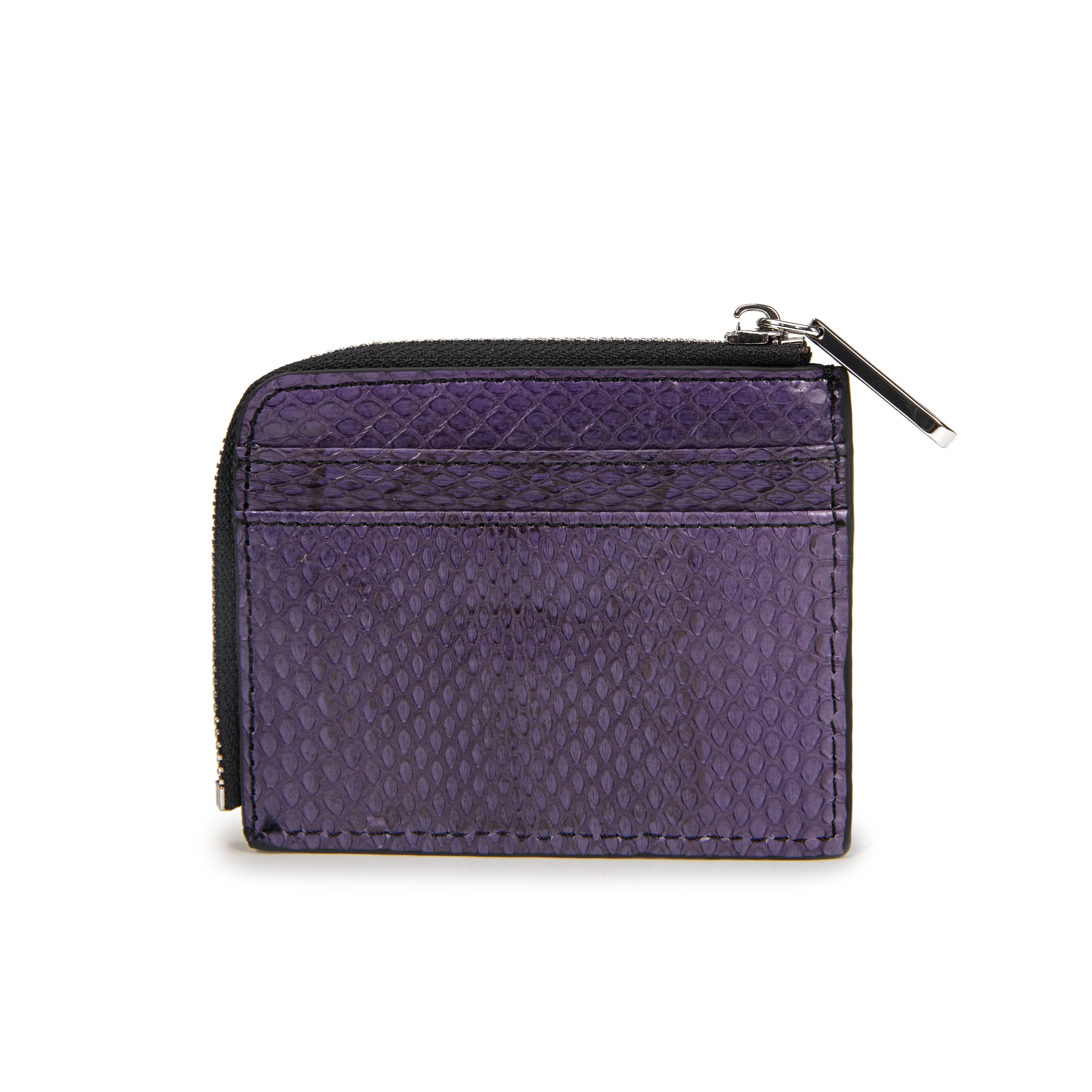 kate-lee-alo-s-se-porte-monnaie-cuir-violet-serpent-d-eau image 2