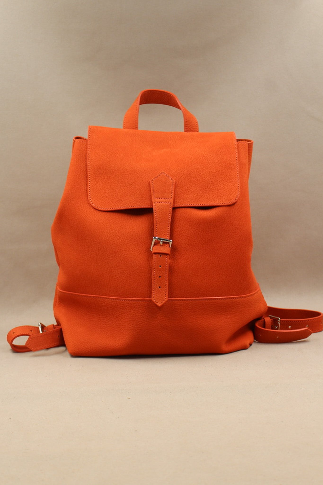 charles-et-charlus-marcel-sac-cuir-nubuck-orange-34-cm image 1