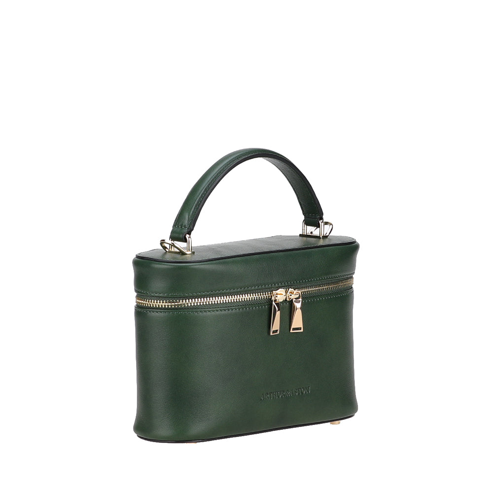arthur-et-aston-l-onille-sac-vanity-cuir-vert-structur image 4