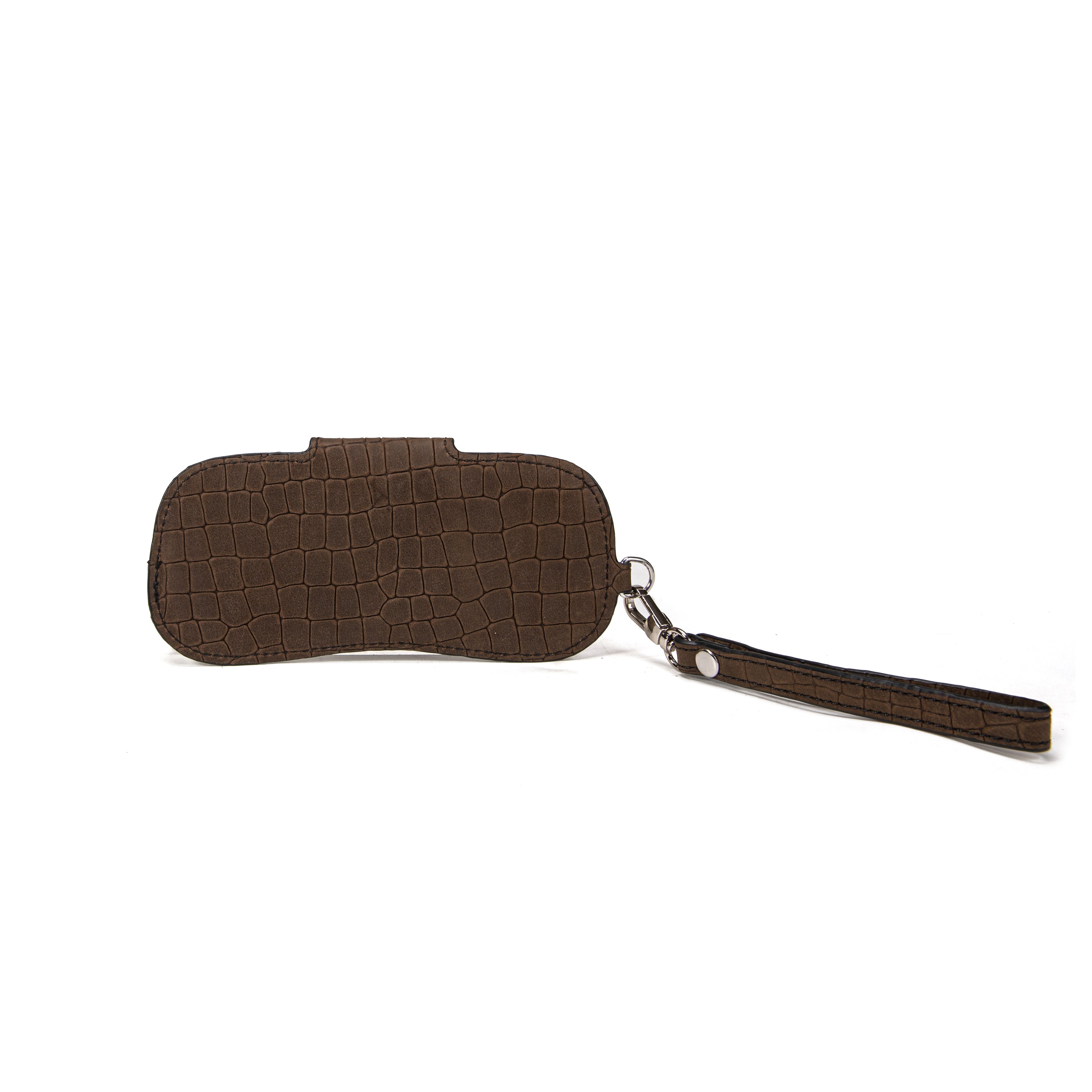 kate-lee-ecrin-tui-lunettes-cuir-croco-marron image 2