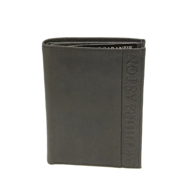 arthur-et-aston-diego-portefeuille-cuir-noir-anti-piratage image 1
