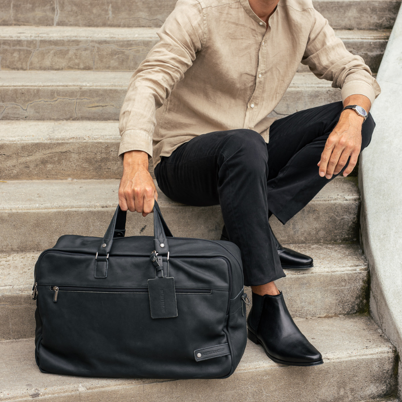 arthur-et-aston-oscar-sac-de-voyage-cuir-noir-pleine-fleur image 3