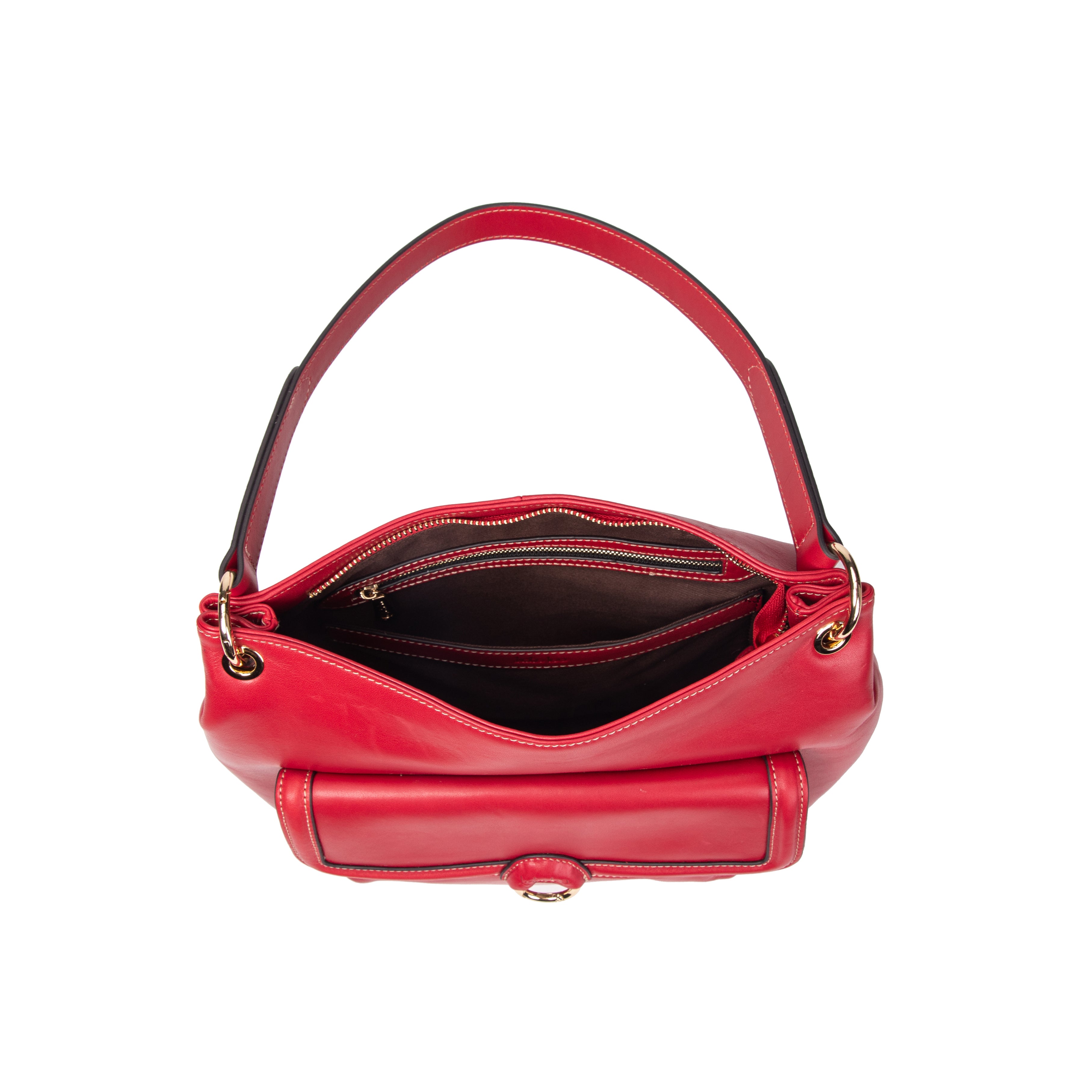 kate-lee-hobo-ully-sac-paule-vachette-rouge image 3