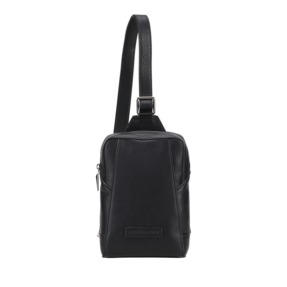 arthur-et-aston-jos-body-bag-cuir-pleine-fleur-noir image 1