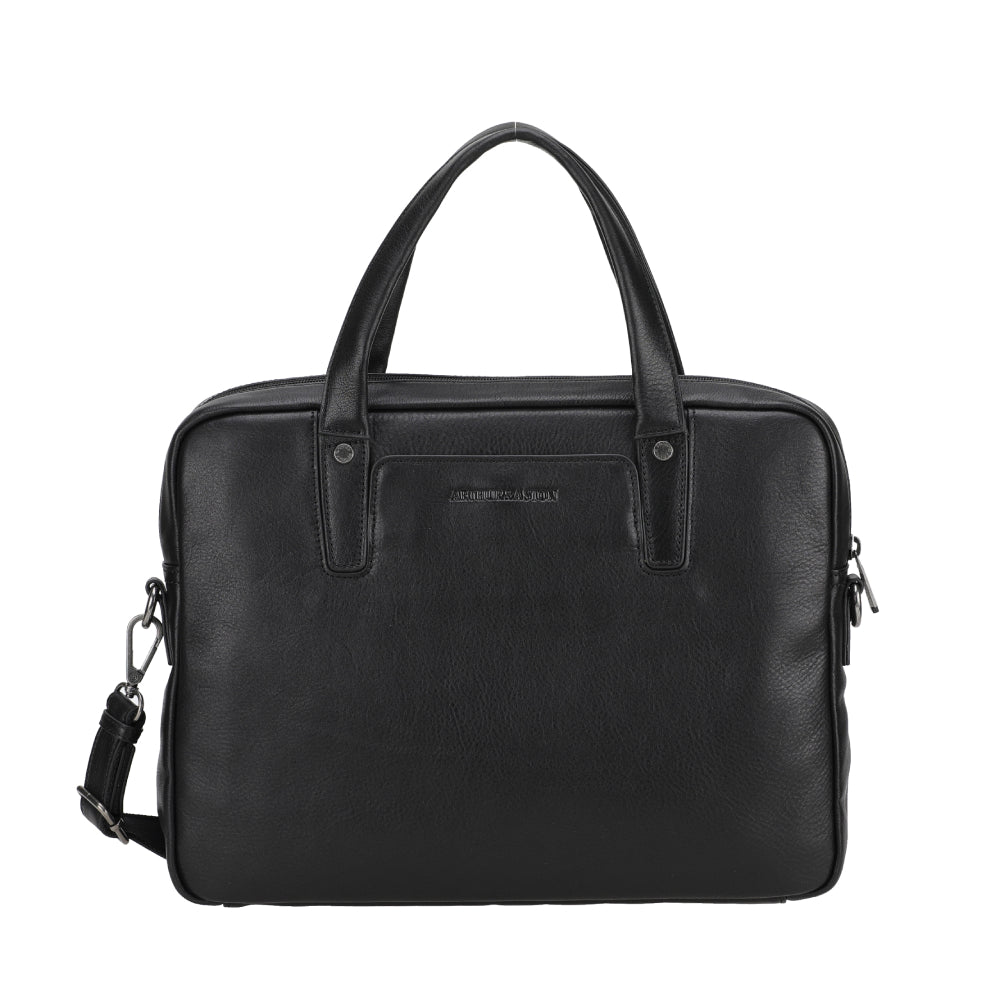 arthur-et-aston-l-on-porte-document-cuir-noir-pleine-fleur image 1