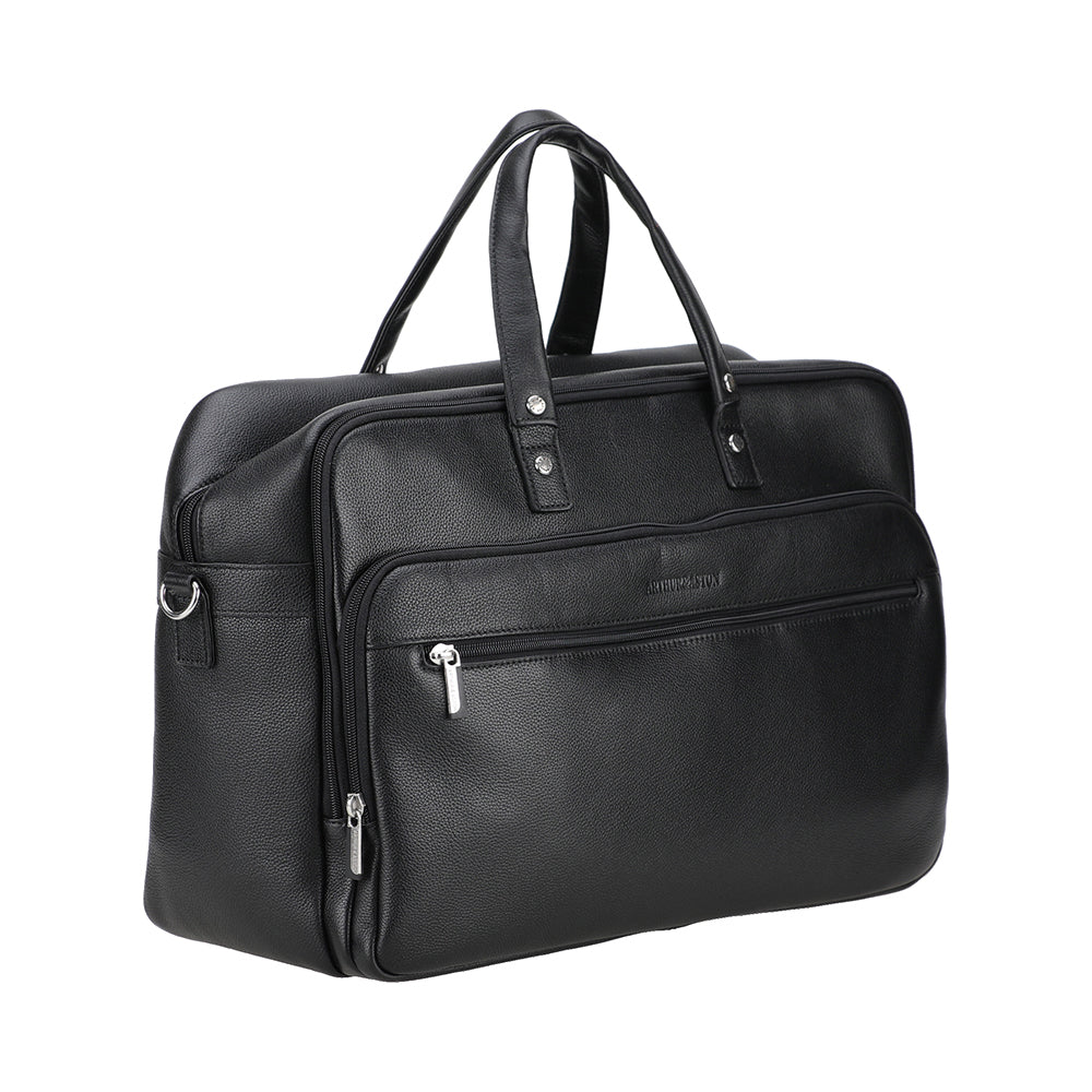 arthur-et-aston-dorian-sac-voyage-cabine-cuir-noir image 2