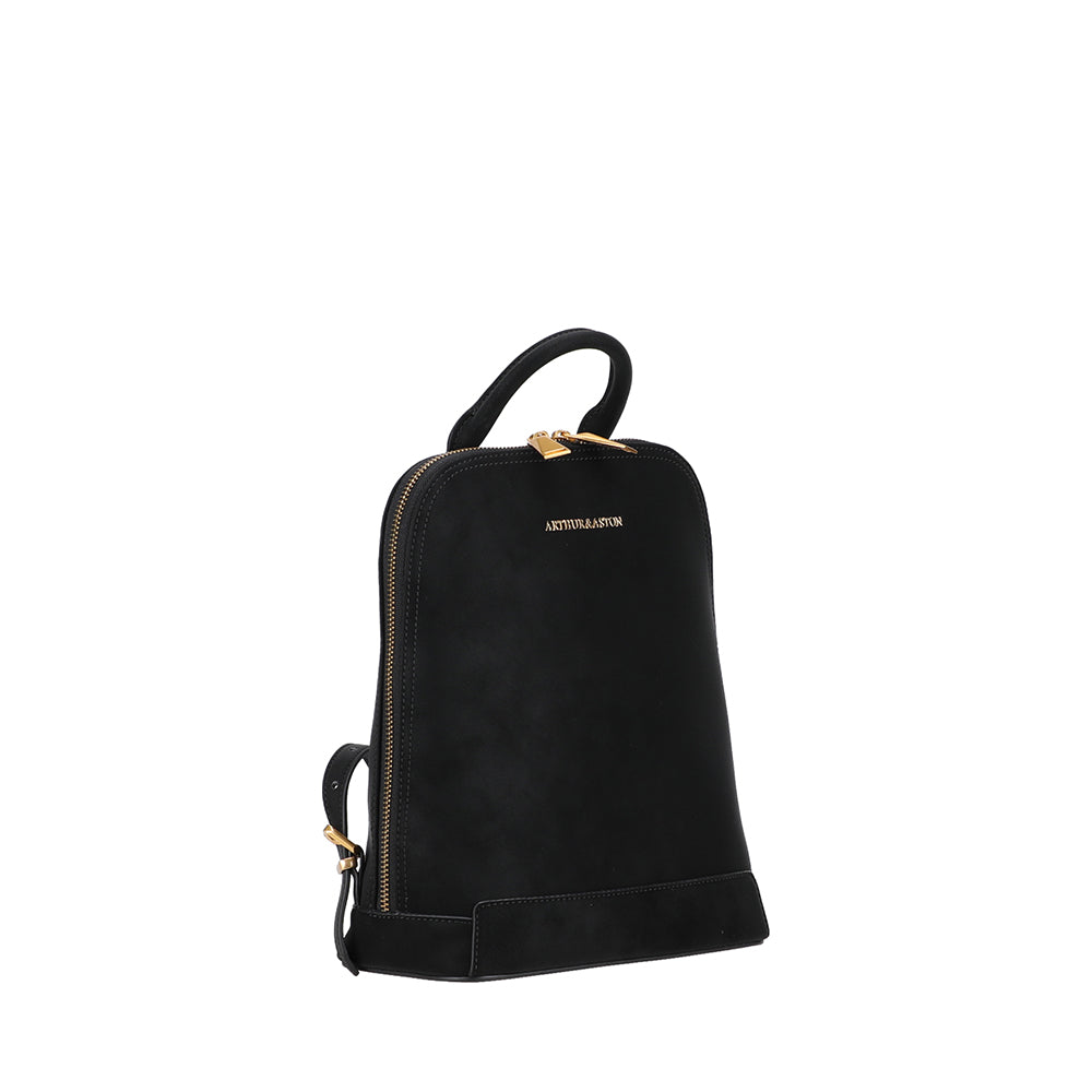 arthur-et-aston-madelena-grand-sac-dos-cuir-noir image 2